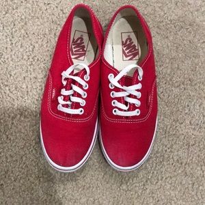 Red Vans